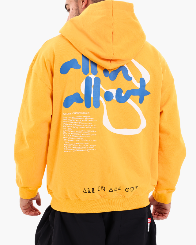 OVERSIZED UNISEX HOODIES - AMBER