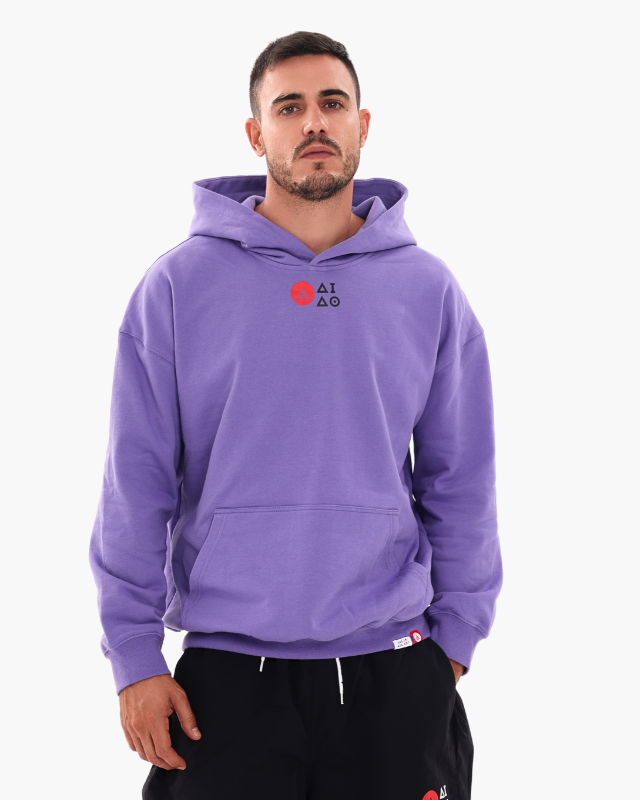 OVERSIZED UNISEX HOODIES - AMETHYST
