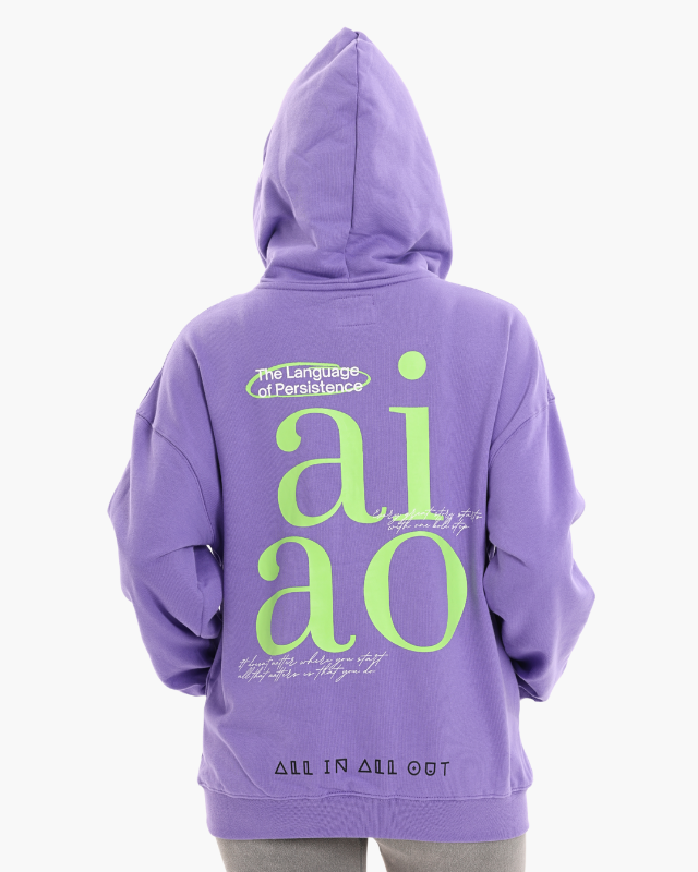 OVERSIZED UNISEX HOODIES - AMETHYST