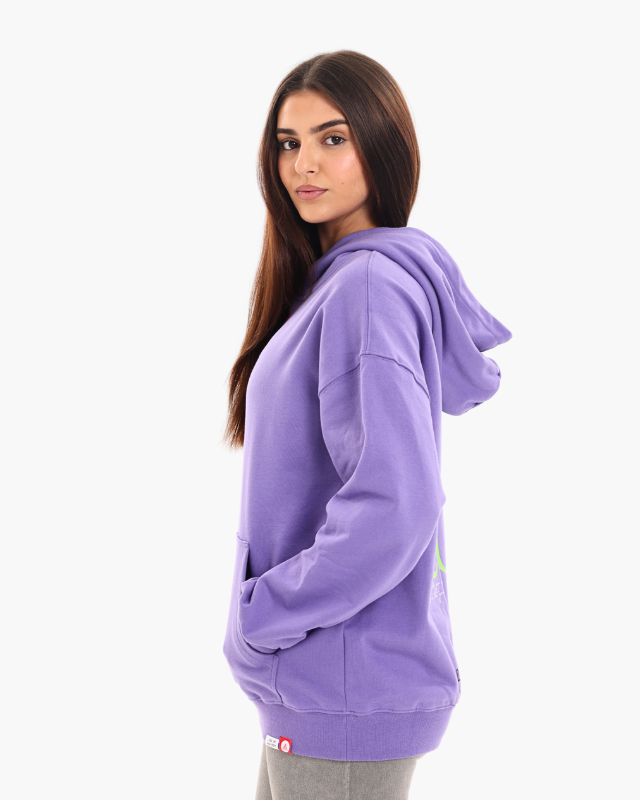 OVERSIZED UNISEX HOODIES - AMETHYST