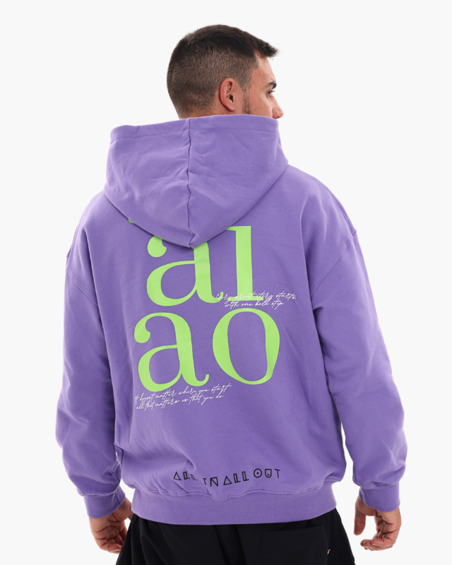 OVERSIZED UNISEX HOODIES - AMETHYST