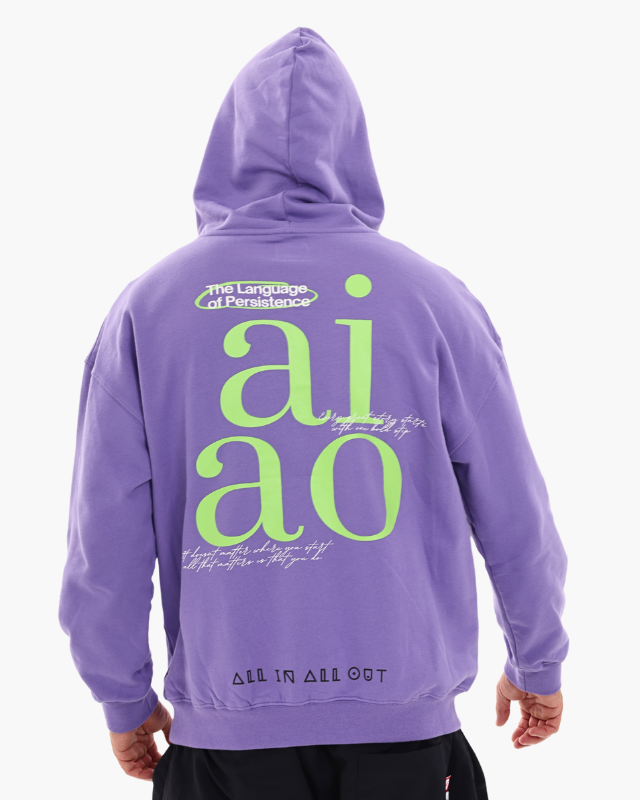 OVERSIZED UNISEX HOODIES - AMETHYST
