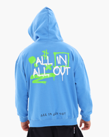 OVERSIZED UNISEX HOODIES - AZURE