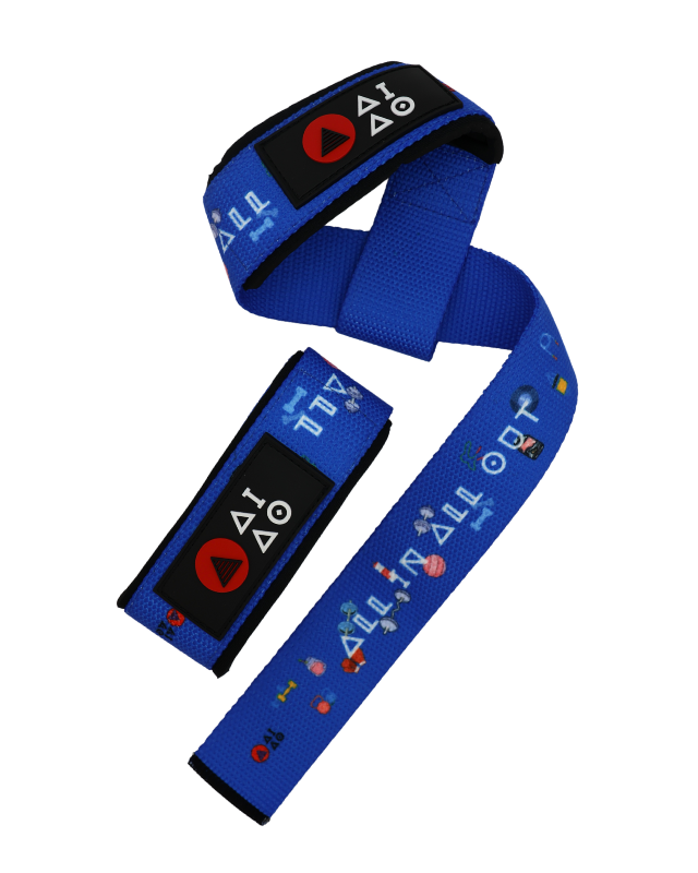 Weightlifting Strap, lasso strap, Blue
