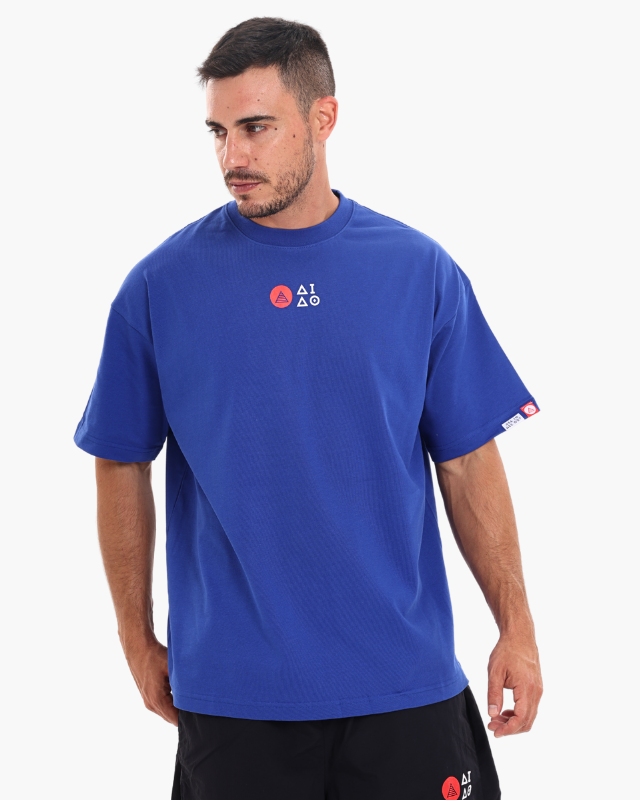 Oversized Unisex Tees Blue
