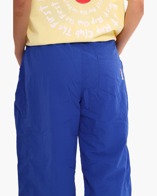 NYLON UNISEX TRACK PANTS - BLUE