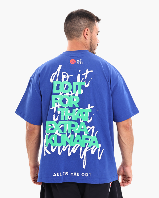 Oversized Unisex Tees Blue