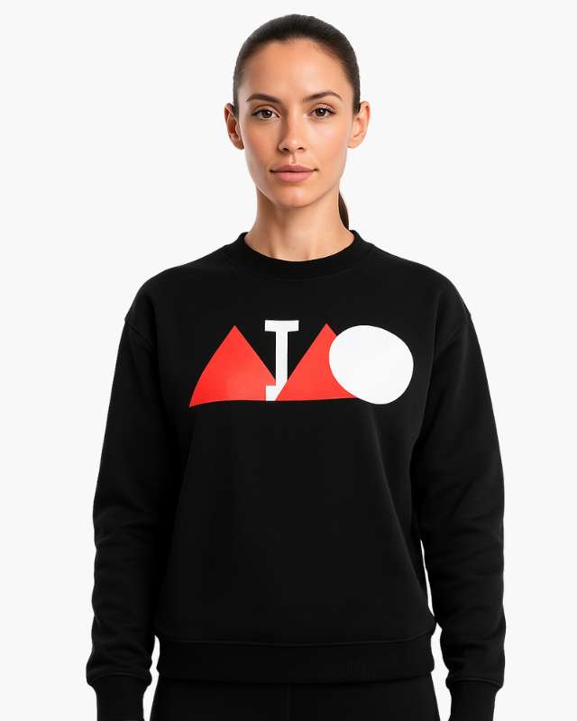 Oversized Unisex Sweatshirt Black