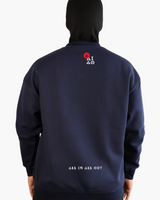 Oversized Unisex Sweatshirt Blue