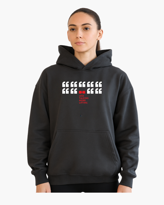 GRIND MODE OVERSIZED UNISEX HOODIES - CHARCOAL