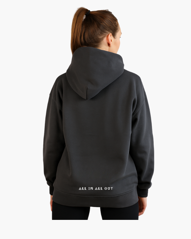GRIND MODE OVERSIZED UNISEX HOODIES - CHARCOAL