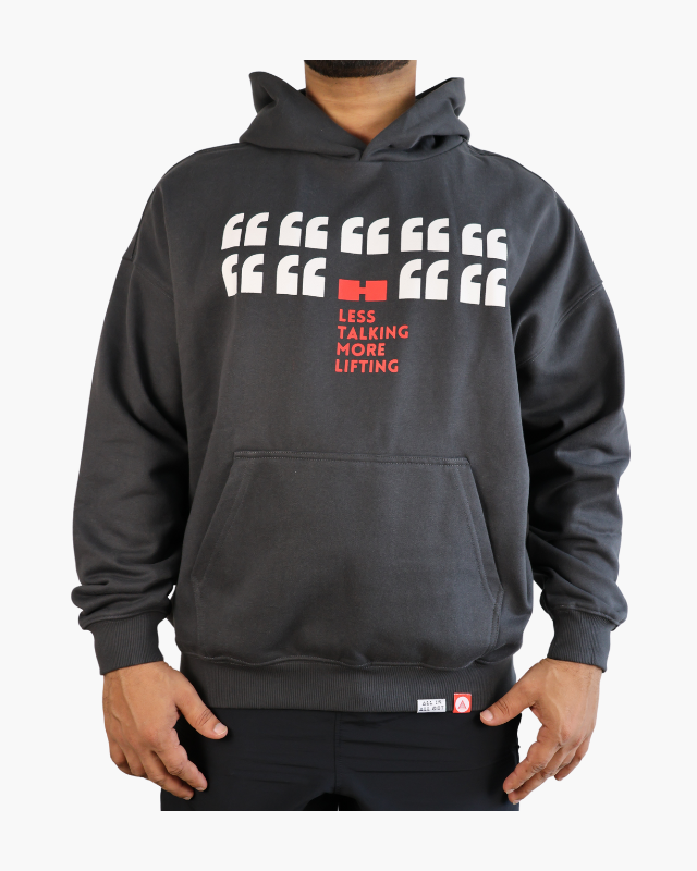 GRIND MODE OVERSIZED UNISEX HOODIES - CHARCOAL
