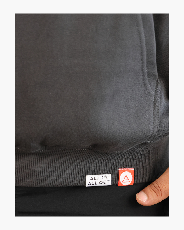 GRIND MODE OVERSIZED UNISEX HOODIES - CHARCOAL