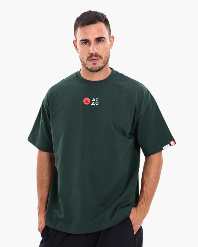 Unisex Oversized Tees Green