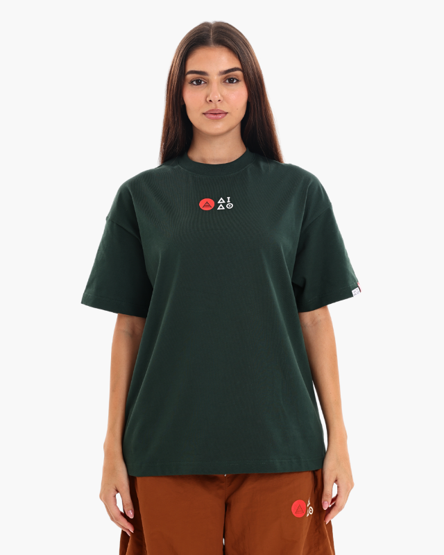 Unisex Oversized Tees Green