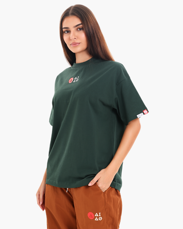 Unisex Oversized Tees Green
