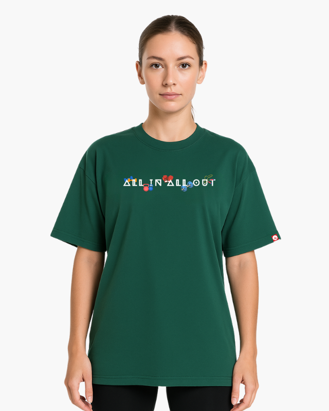 Oversized Green unisex t-shirt