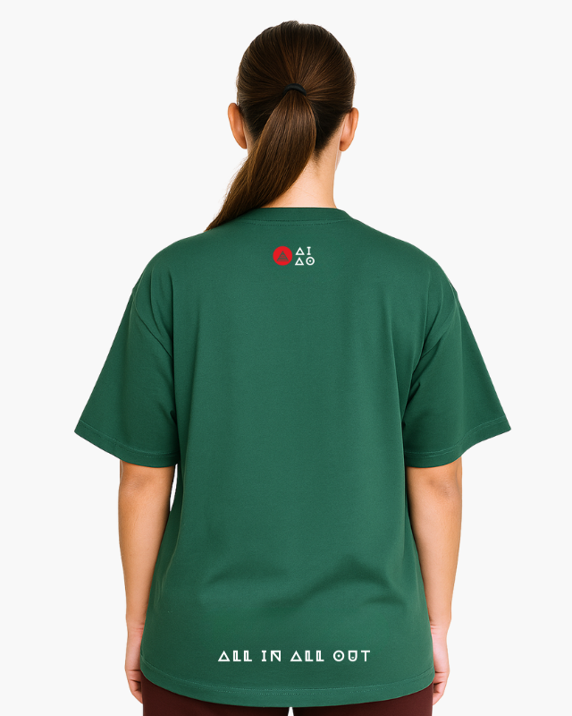 Oversized Green unisex t-shirt
