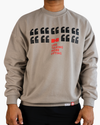 Oversized Unisex Sweatshirt Grey
