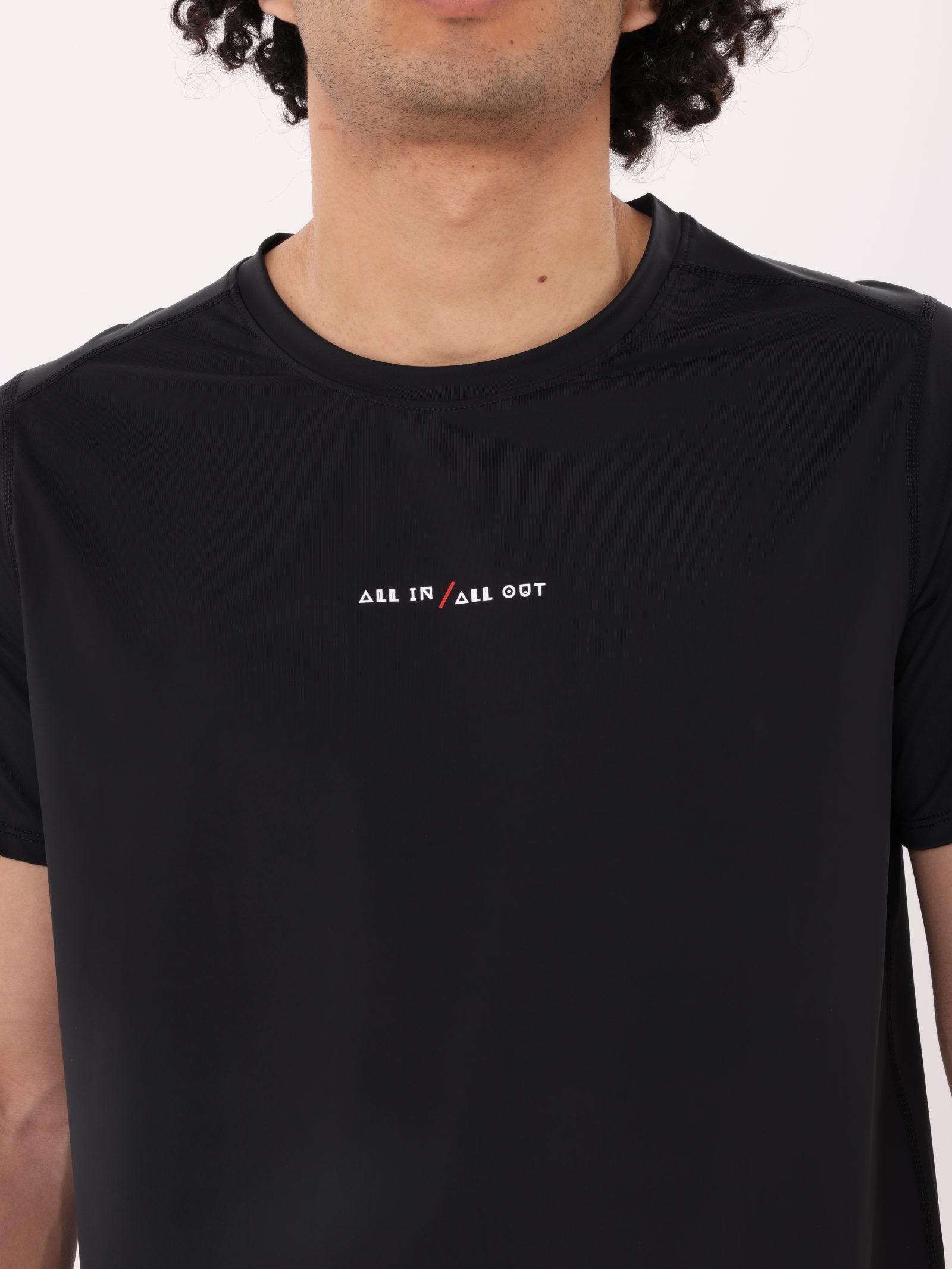 FLEX QUICK-DRYING T-SHIRT - BLACK