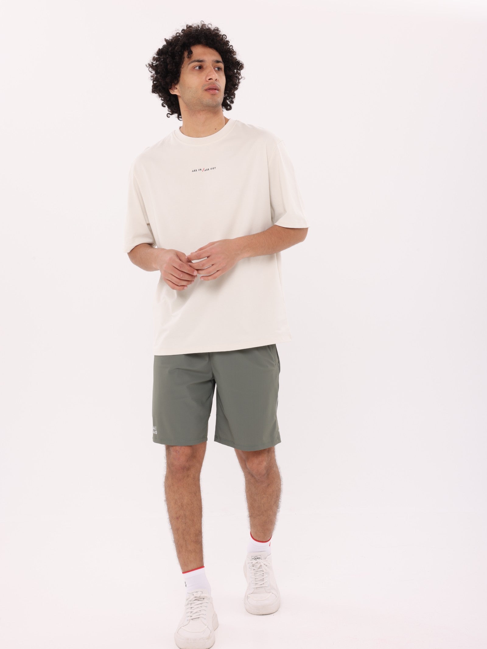 POWER QUICK-DRYING T-SHIRT – IVORY WHITE