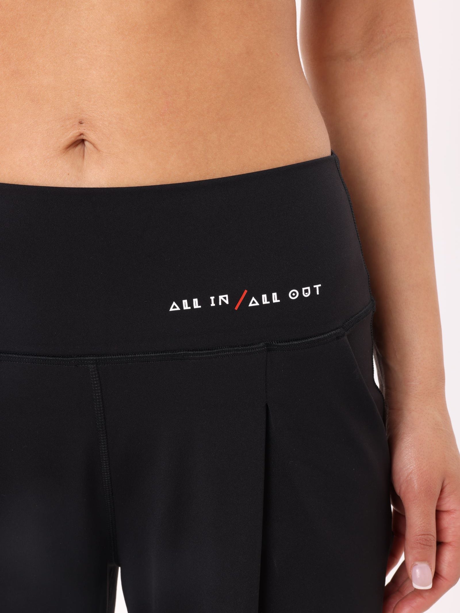 COMFORT WIDE PANTS - BLACK