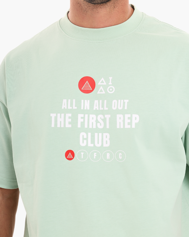Oversized Unisex Tees Mint Green
