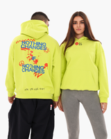 OVERSIZED UNISEX HOODIES - NEON YELLOW