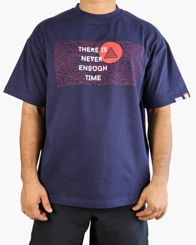 Oversized Navy Blue unisex t-shirt