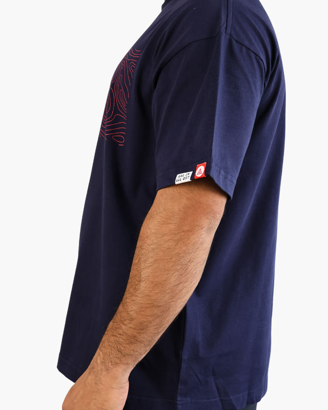 Oversized Navy Blue unisex t-shirt