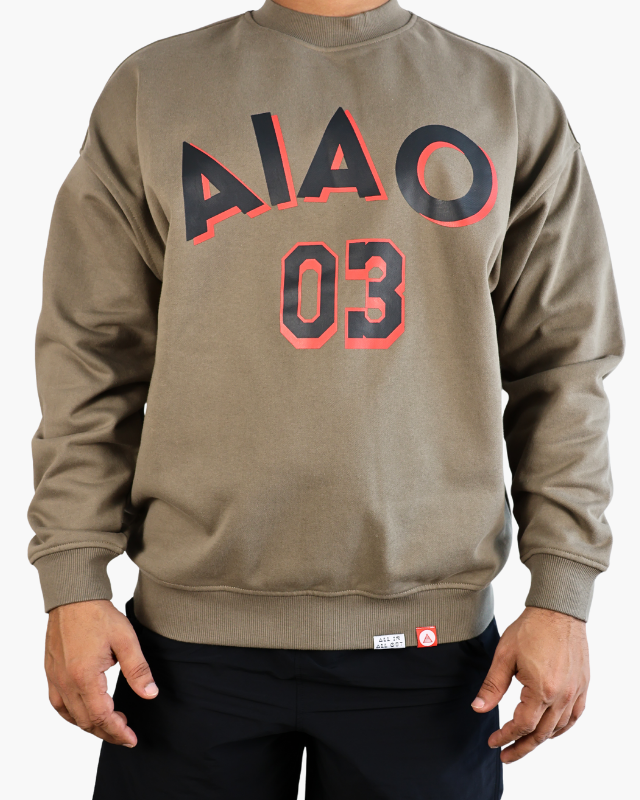 Oversized Unisex Sweatshirt Olive