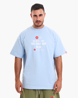 Unisex Oversized Tees Sky Blue Colour