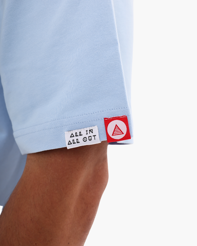 Unisex Oversized Tees Sky Blue Colour