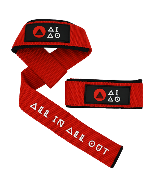 Weight lifting strap, Lasso Strap, Red Colour