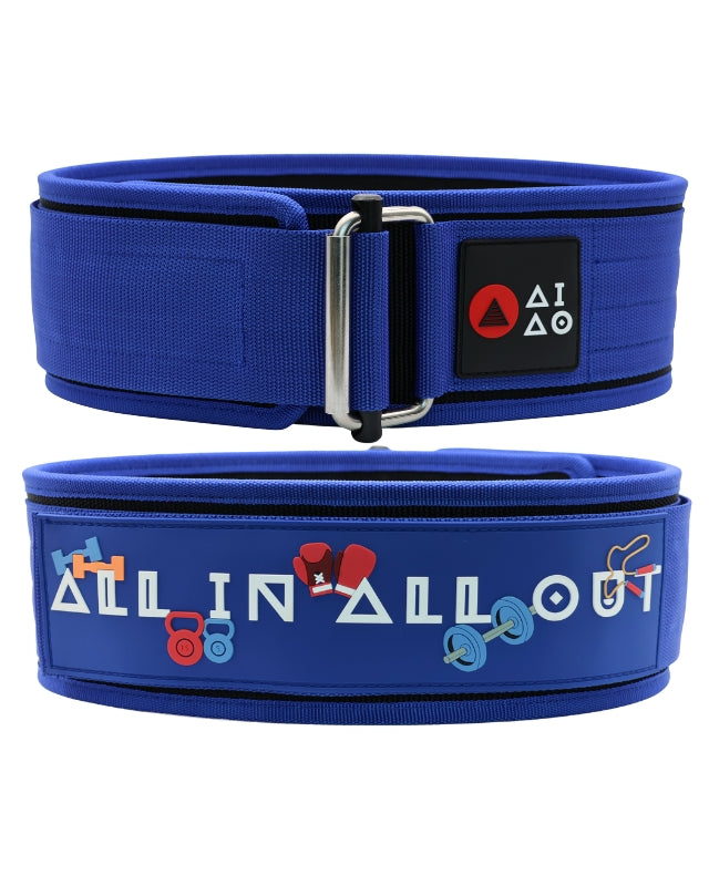 Blue gym belt