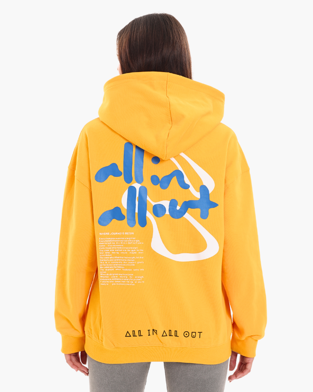 OVERSIZED UNISEX HOODIES - AMBER