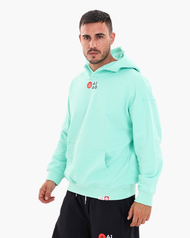 OVERSIZED UNISEX HOODIES - AQUAMARINE