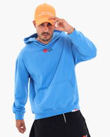 OVERSIZED UNISEX HOODIES - AZURE