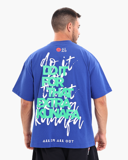 Oversized Unisex Tees Blue