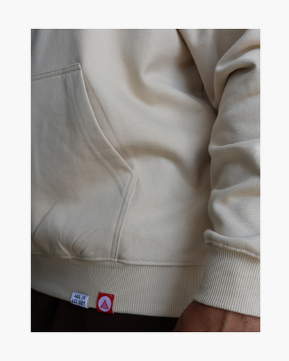 'ALL IN' OVERSIZED UNISEX HOODIES - BEIGE