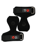 Premium 100% leather lifting grip. Black Colour