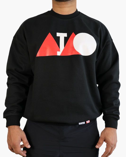 Oversized Unisex Sweatshirt Black