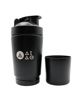 Premium stainless steel, 600ml Shaker Bottle, Black Colour
