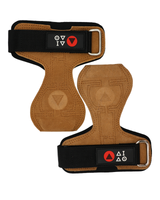 Premium 100% leather lifting grip. Brown Colour