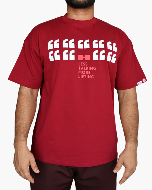 Oversized Navy Burgundy unisex t-shirt