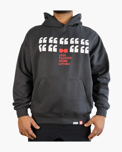 GRIND MODE OVERSIZED UNISEX HOODIES - CHARCOAL