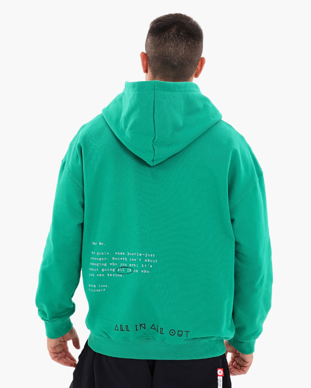 OVERSIZED UNISEX HOODIES - JADE GREEN