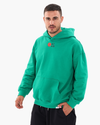 OVERSIZED UNISEX HOODIES - JADE GREEN