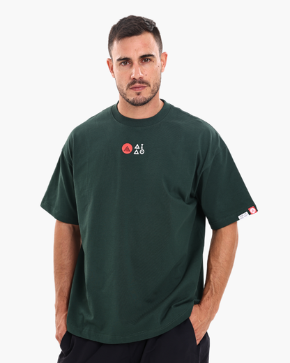 Unisex Oversized Tees Green