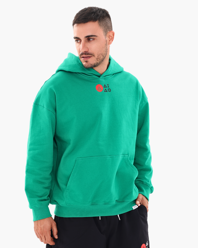 OVERSIZED UNISEX HOODIES - JADE GREEN